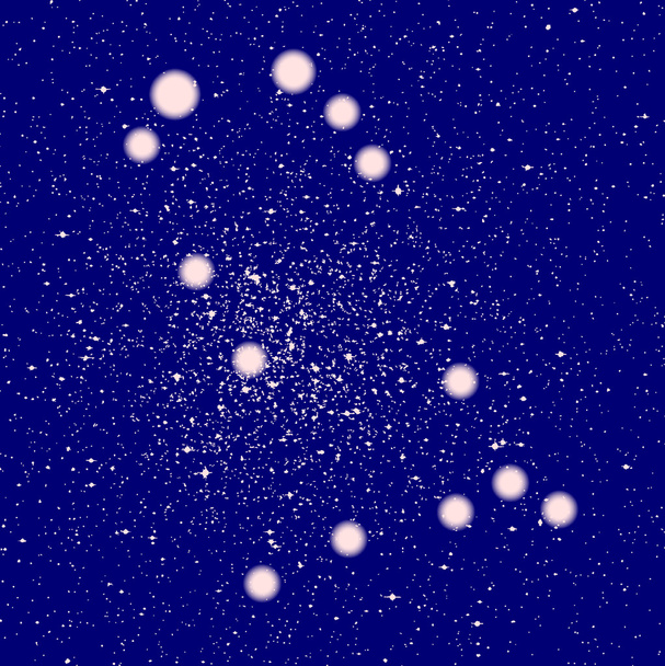 Constelation of Gemini - Vector, Image