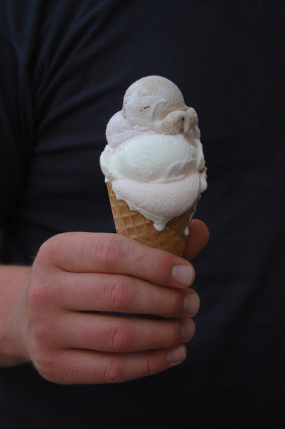 holding ice cream - Photo, Image