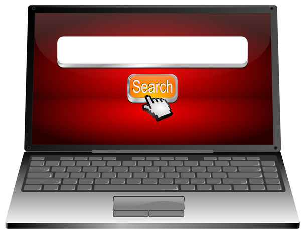 Ноутбук с поисковой системой Интернета
 - Фото, изображение