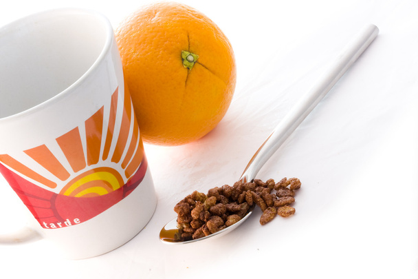 Breakfast cereal and cup - Foto, imagen