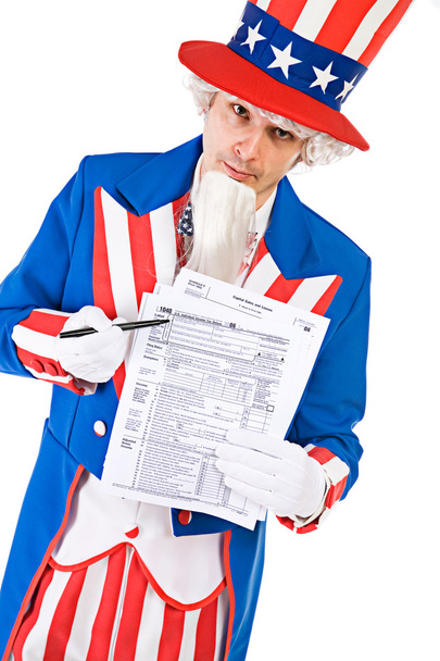 USA: Uncle Sam Shows Where To Sign - Photo, Image