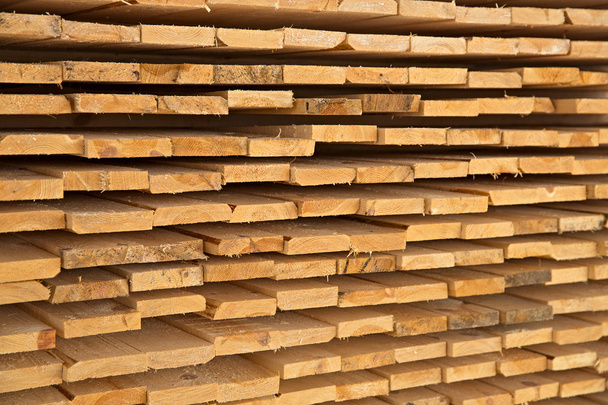 Fa fűrészáru, egy fűrésztelep - Fotó, kép