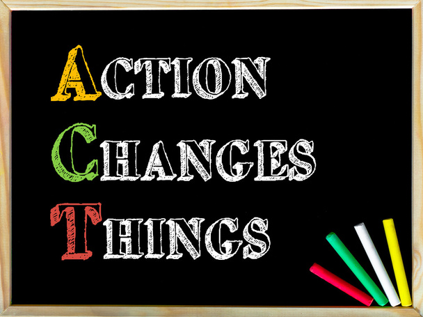 Lyhenne ACT as Action muuttaa asioita
 - Valokuva, kuva