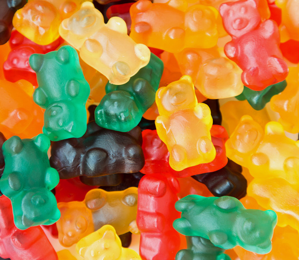 gummy bears series background texture closeup - Foto, immagini