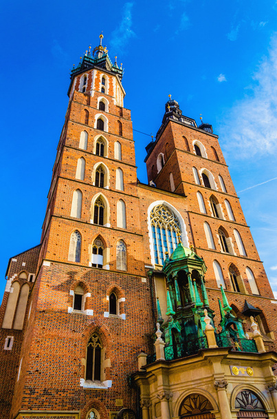 Mariacki kerk in Krakau, Polen - Foto, afbeelding