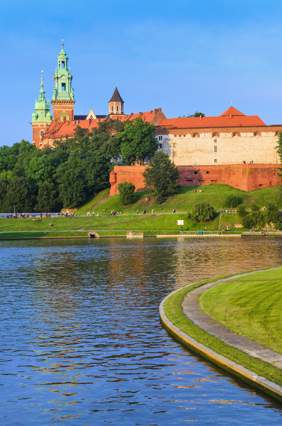 Prachtige middeleeuwse kasteel Wawel - Foto, afbeelding