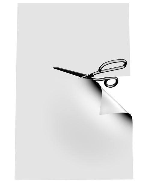 Ножницы стрижки бланк - Фото, изображение