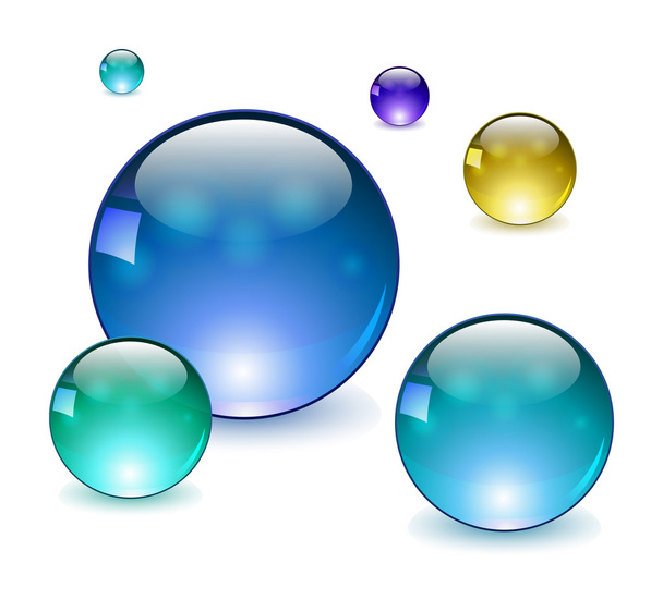 shiny balls - Vector, Image