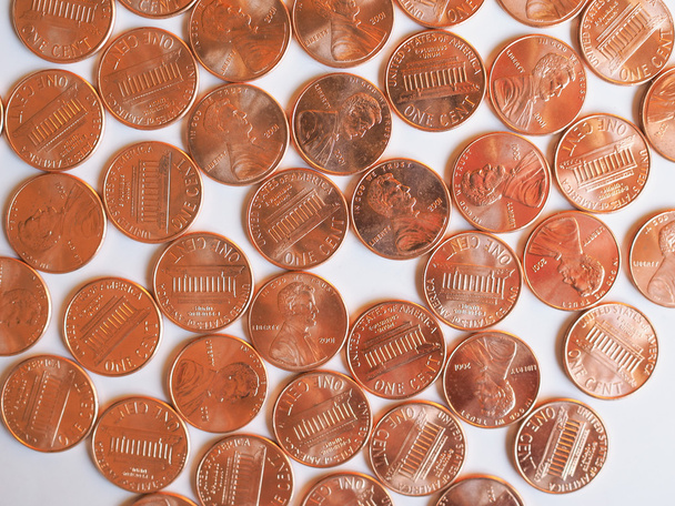 Dollár érmék 1 centes - Fotó, kép
