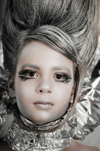 Girl in silver - Foto, Imagem