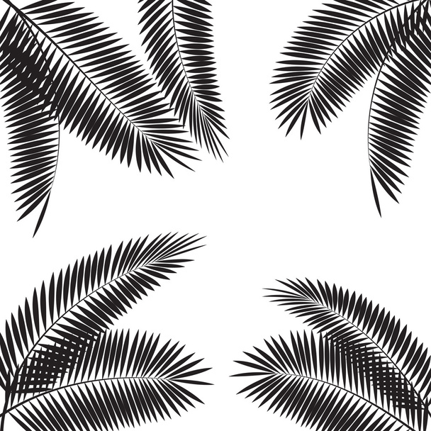 Palmblattvektorillustration - Vektor, Bild