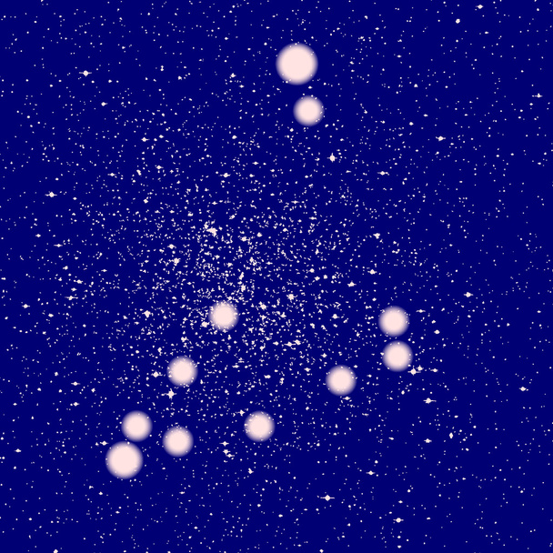 Constellation of Capricorn - Vector, Image