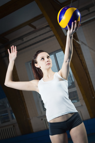 Female volleyball player - Фото, изображение