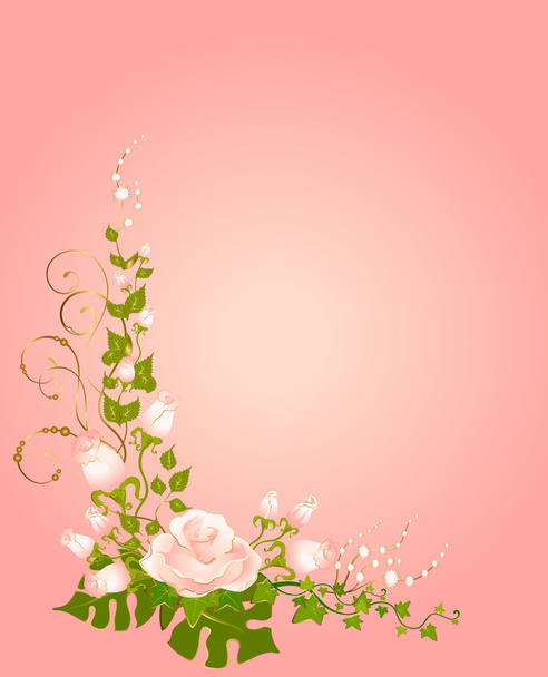Background with flowers - Photo, image