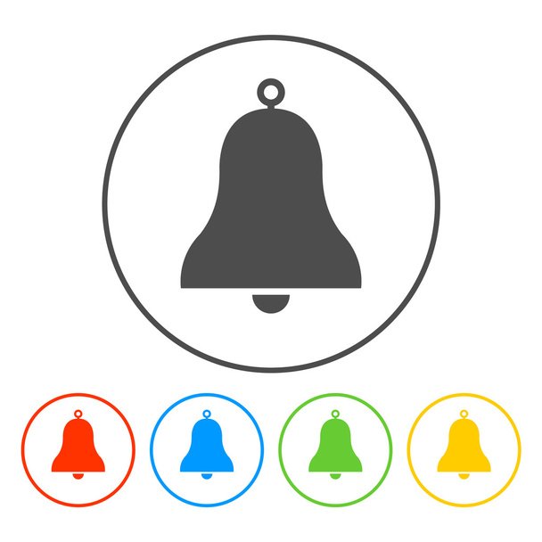 Símbolo de icono de campana vectorial
 - Vector, Imagen