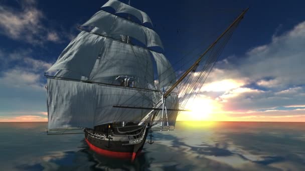 Sailing boat - Footage, Video