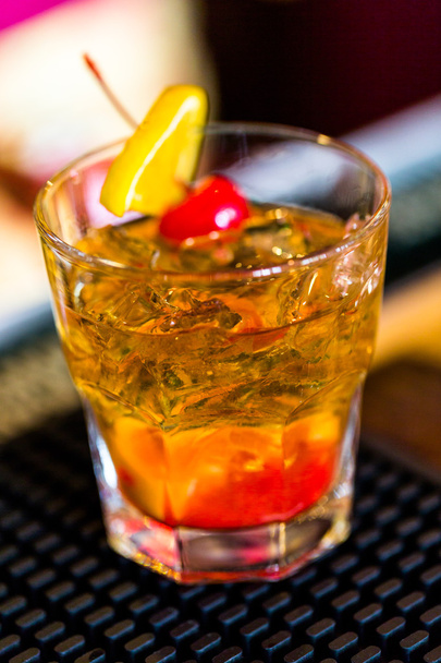 old fashioned cocktail  - Foto, Imagem