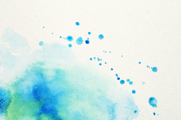 Watercolor texture on paper close-up - Foto, Bild
