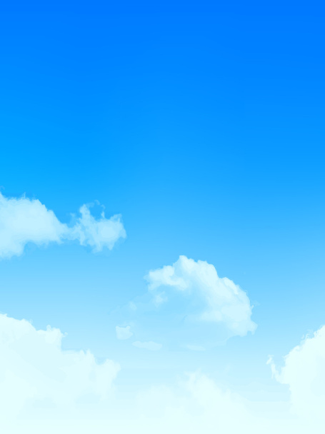Небесный ландшафт
 - Вектор,изображение