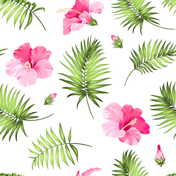 Tropical seamless pattern. - Vector, Image