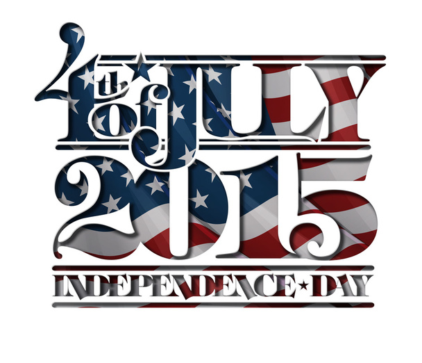 4 de julio Día de la Independencia 2015
 - Vector, imagen