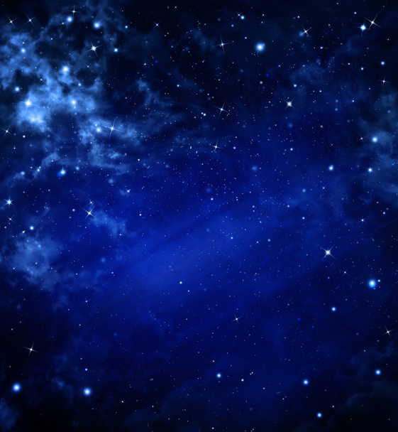 Beautiful starry sky - Foto, afbeelding