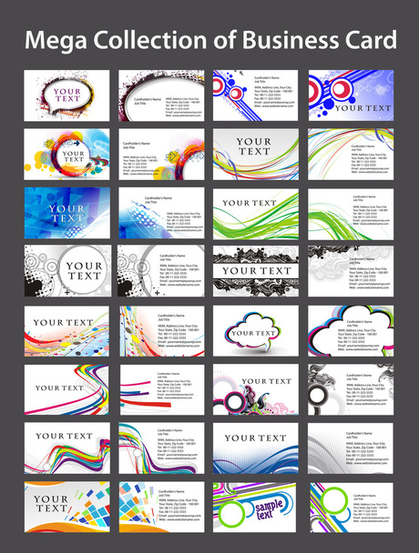 Business Card Template Bundle - Vector, Image