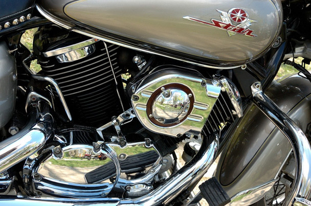 Closeup photo of motorbike - Fotografie, Obrázek