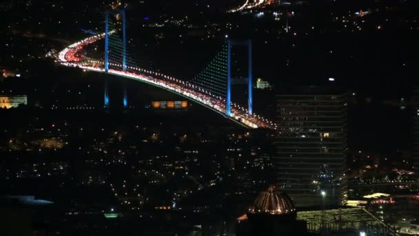 traffico sul ponte Fatih Sultan Mehmet - Filmati, video