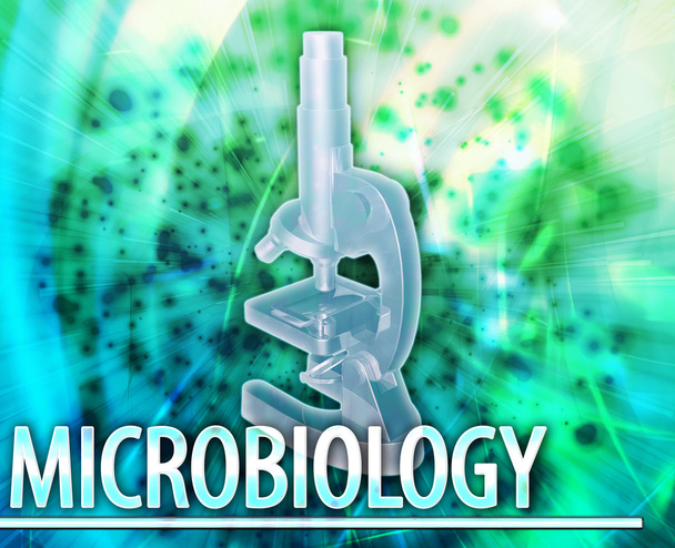 Microbiologie Concept abstrait illustration numérique
 - Photo, image