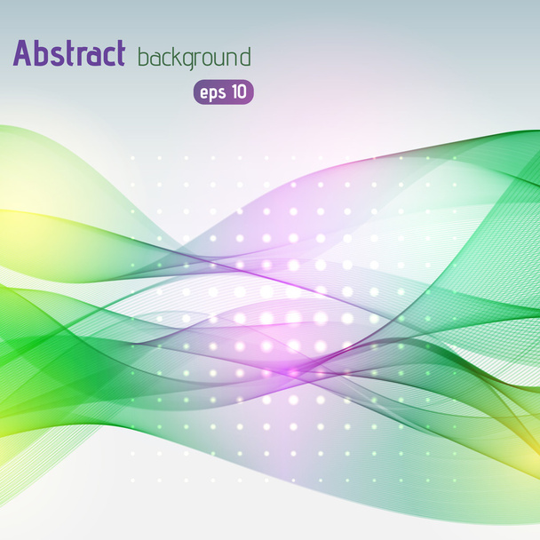 Vector abstracto ondas de colores fondo
 - Vector, imagen