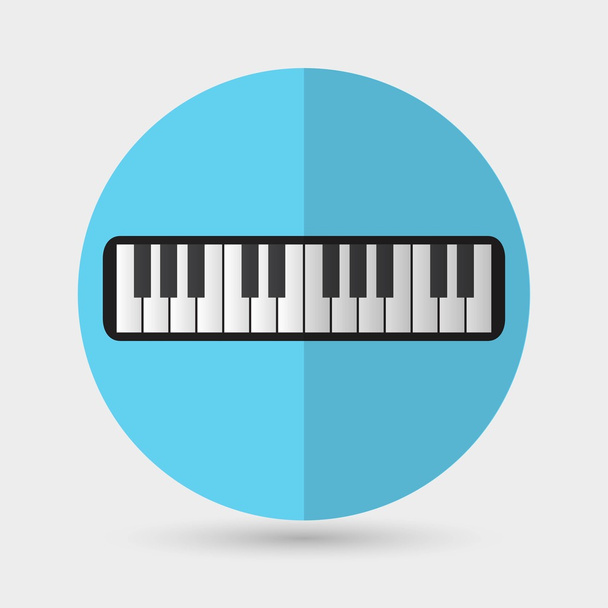 Piano, music Icon - Διάνυσμα, εικόνα