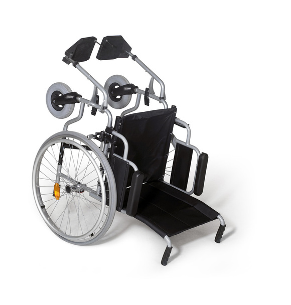 tekerlekli sandalye devirdi - Fotoğraf, Görsel