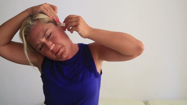 Ear pain - Footage, Video