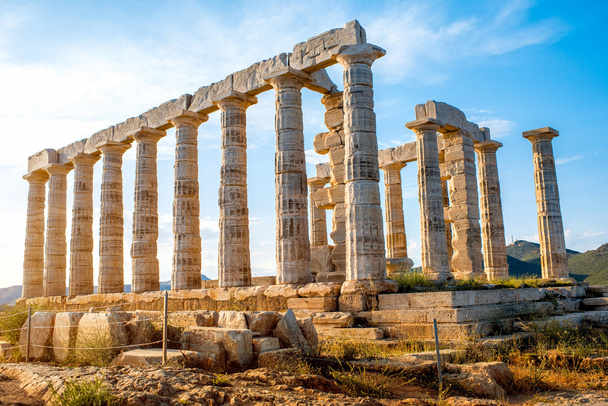 Poseidon temple in Greece - Valokuva, kuva