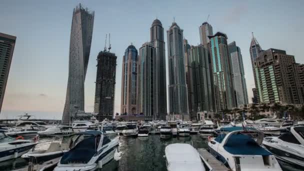 Idő telik felhőkarcoló a Dubai - Felvétel, videó