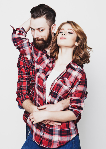 Hipster couple. - Photo, image