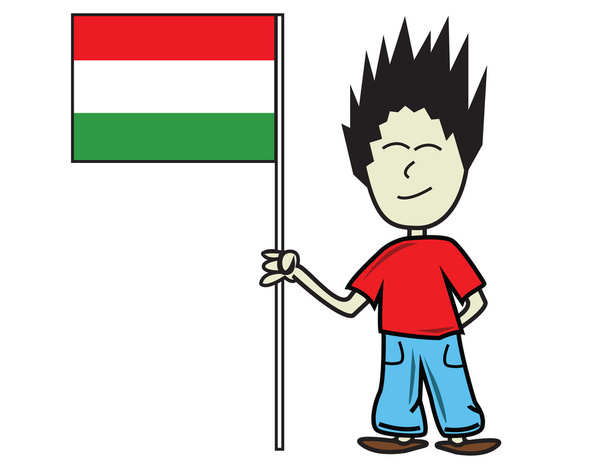 bolgár zászló - Vektor, kép