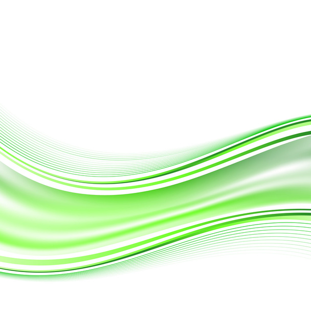 Airy fresh swoosh wave background - Vector, Image