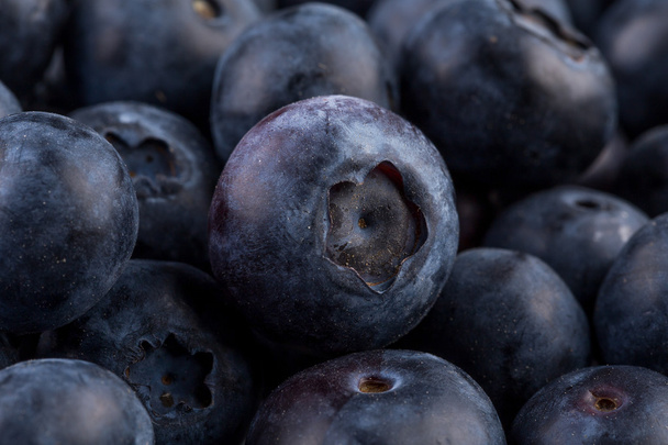 Blueberries on stone plate background - Foto, Bild