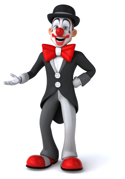 Fun cartoon clown - Photo, Image