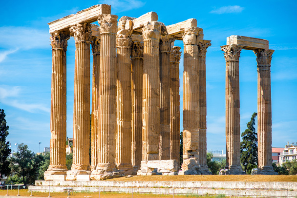 Ερείπια Ναού του Διός στην Αθήνα - Φωτογραφία, εικόνα