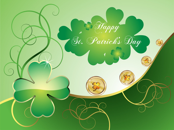 St. Patrick's Day card - Vector, afbeelding