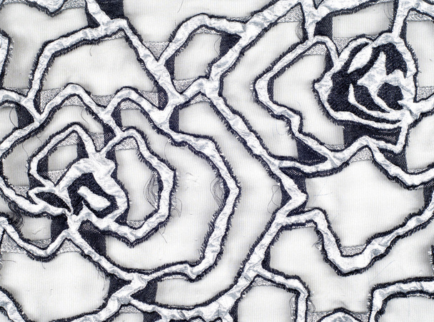 Текстура мереживної тканини. мережива на білому фоні студії
 - Фото, зображення