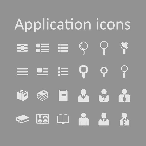 Iconos de aplicación para web
 - Vector, Imagen