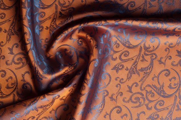 The texture of the silk fabric. - Photo, Image