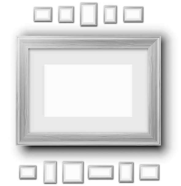 Frames set - Vector, Image