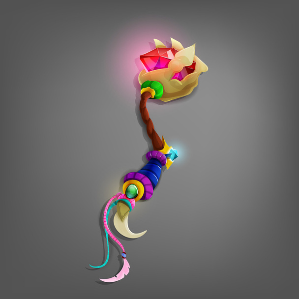Magic wand for games. - Vector, Image