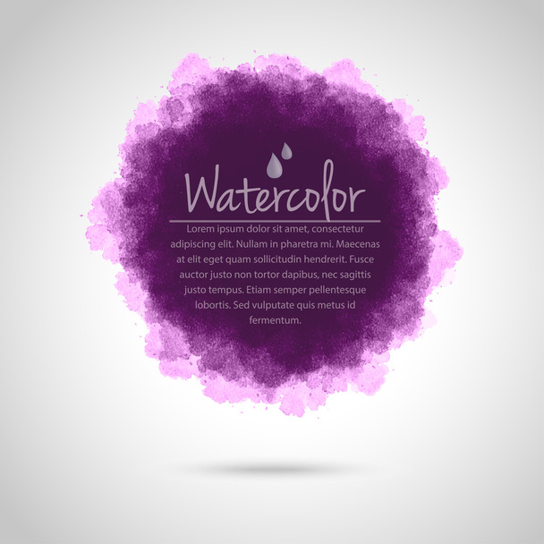Watercolor splash background - Wektor, obraz