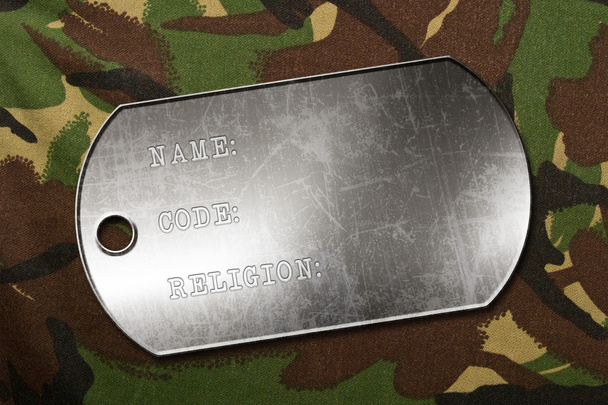 Military dog tag - Photo, Image